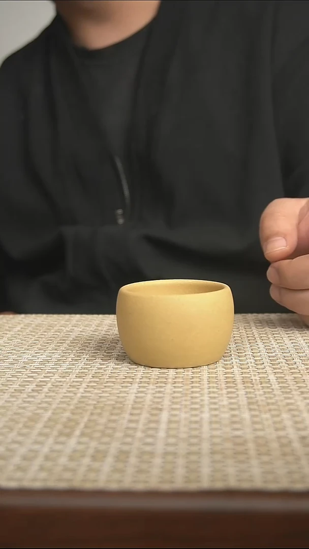 茶杯紫砂宜兴紫砂茶杯黄段荷塘月色主人杯
