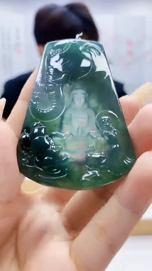 未镶嵌定制翡翠5145ty-毛货挂件39