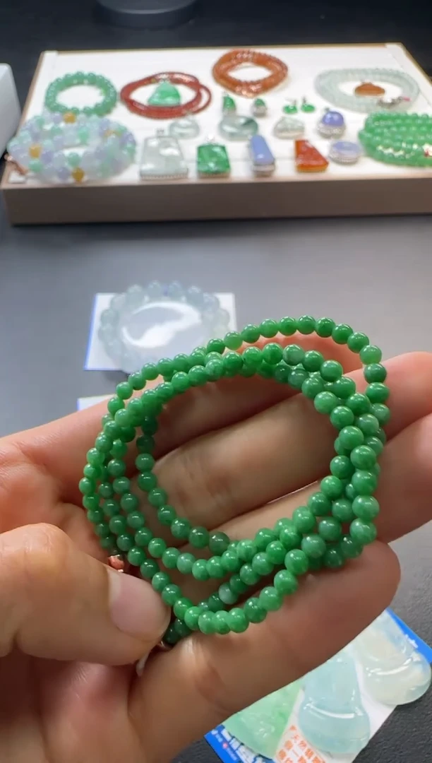 【闪购商品】翡翠手串未镶嵌不退不换 无鉴赏期