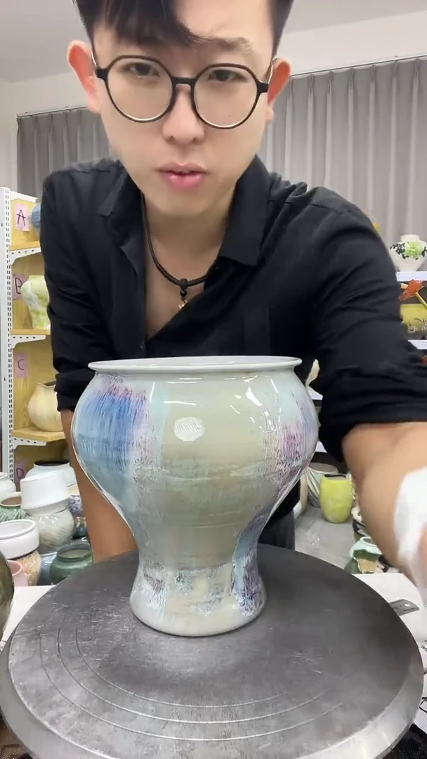 微瑕]10.7号】陶瓷花盆直播链接  高：20   口15