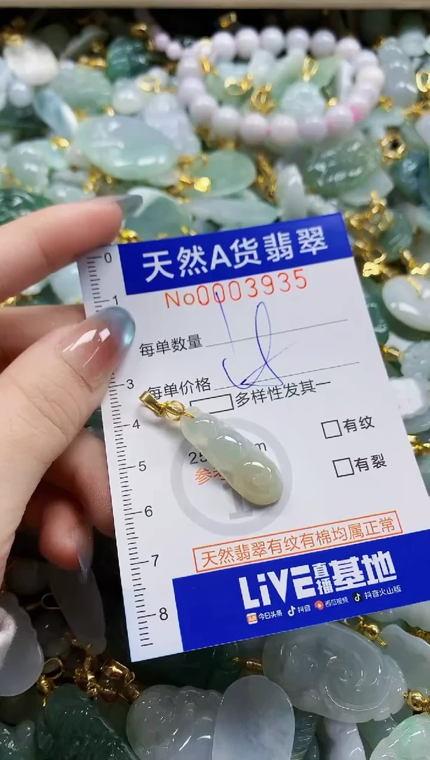 颈饰未镶嵌翡翠纯天然a货翡翠