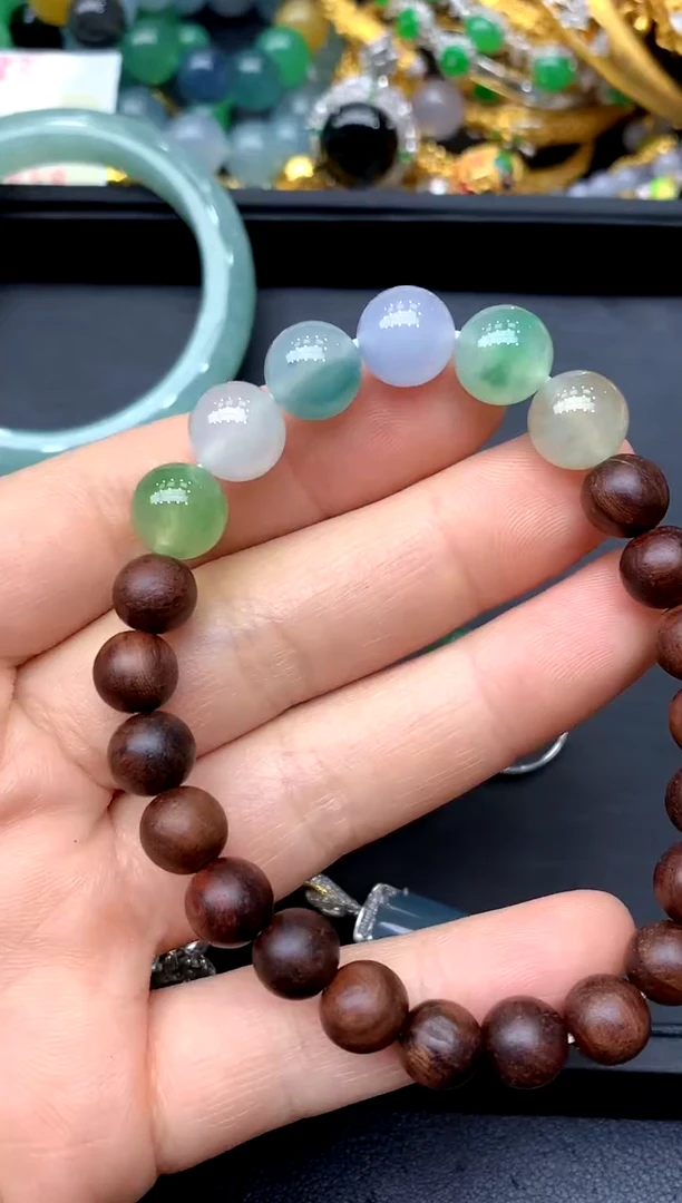 未镶嵌手串翡翠486-中国好珍宝