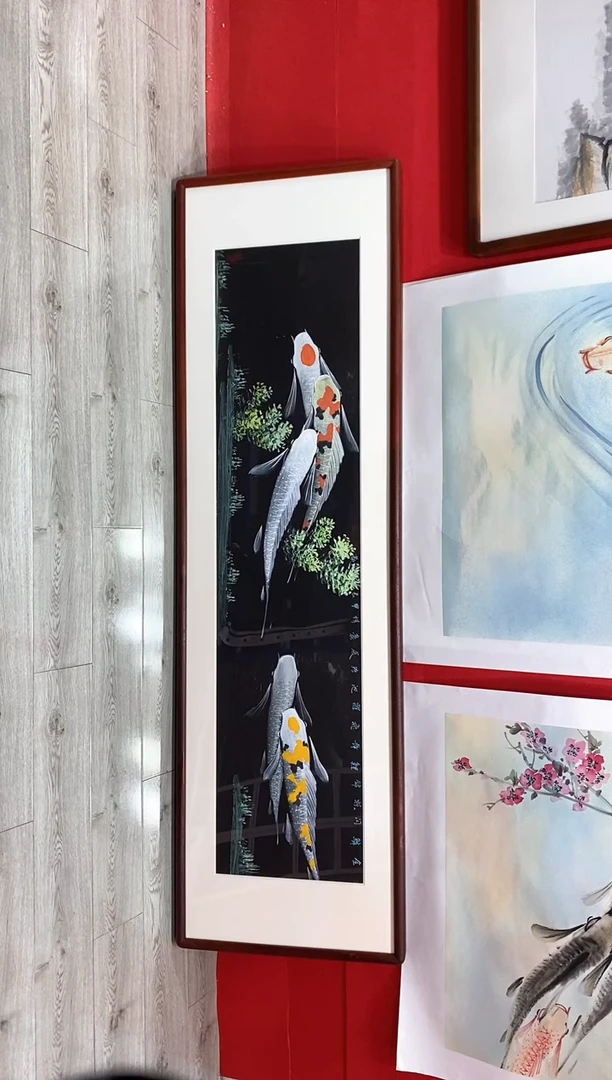 国画临****水国画NYQ杰牛云勤老师作品