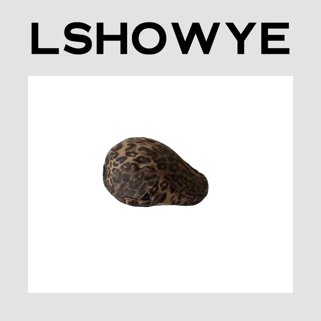 LSHOWYE｜豹纹贝雷帽 1052A00