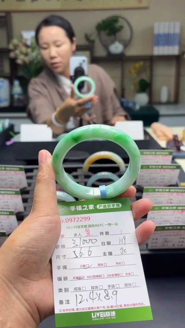 【闪购商品】翡翠手镯未镶嵌多人