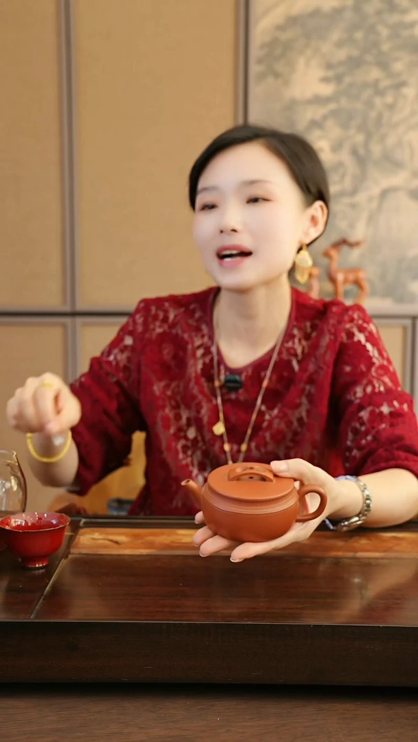 【闪购商品】紫砂茶壶红清水汉瓦