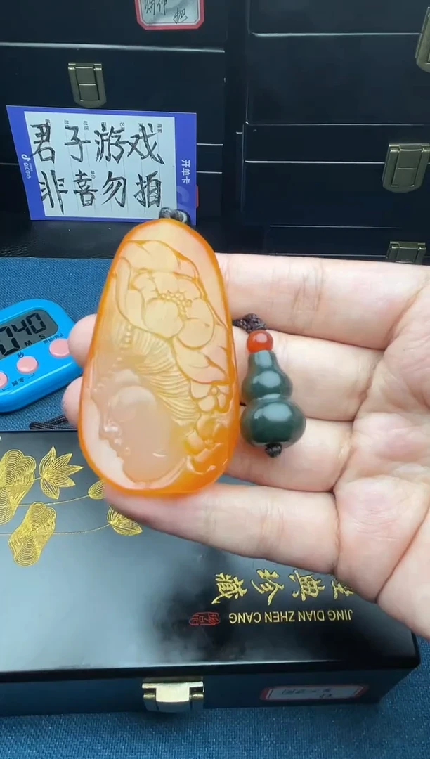 颈饰未镶嵌和田玉林*1