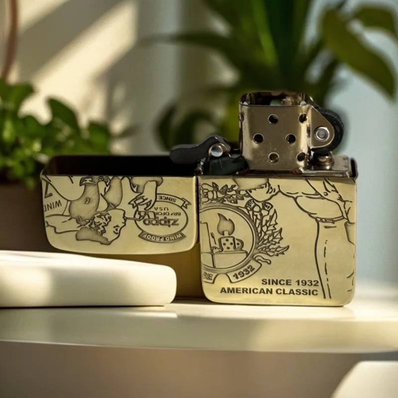 【CC】Zippo纯铜打火机1941B风中女郎16 254