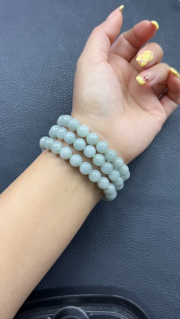 未镶嵌手串翡翠K796-1147 手串单圈 多样性发一件