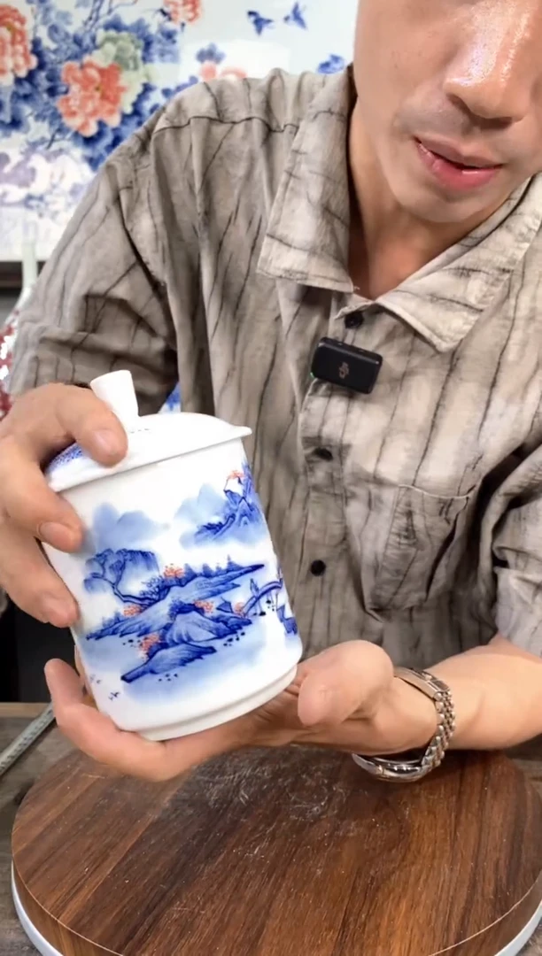 吴义松陶瓷联盟手绘陶瓷编号：4648