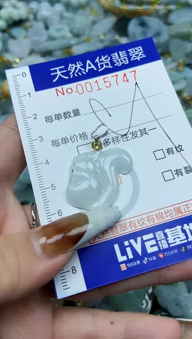 【闪购商品】翡翠颈饰未镶嵌天然A货翡翠