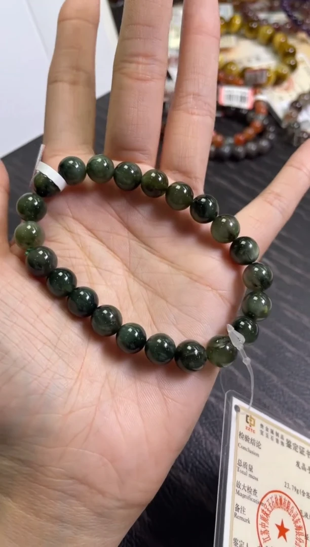 手链9±/x-470未镶嵌水晶绿发晶