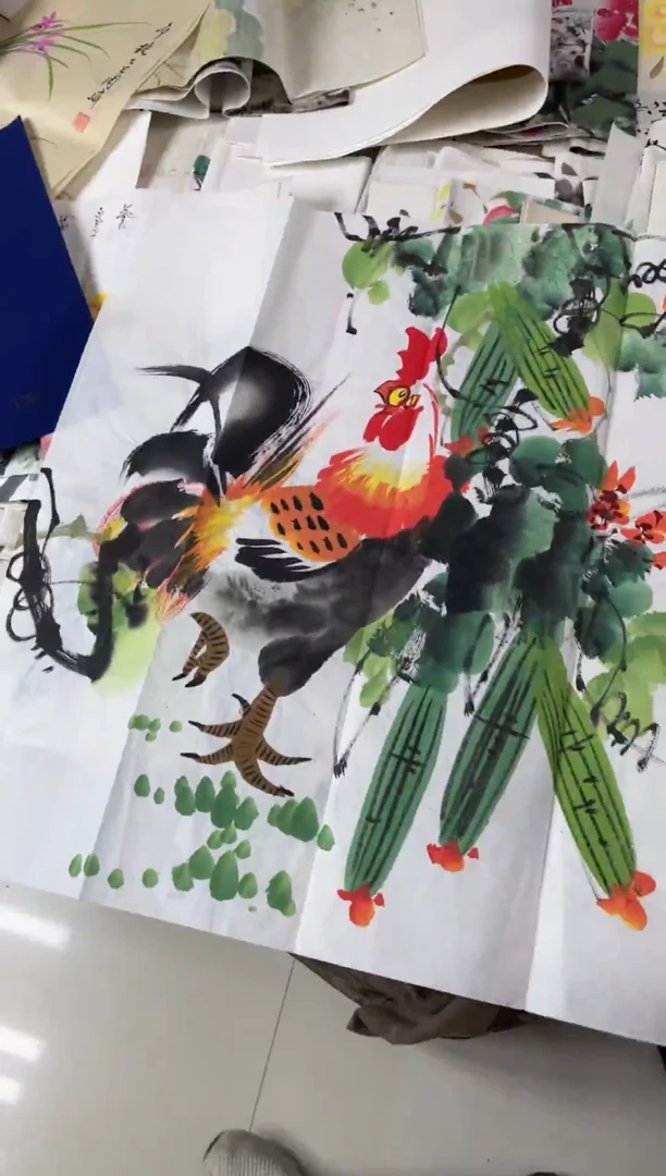 国画11.24国画手绘作品无边框