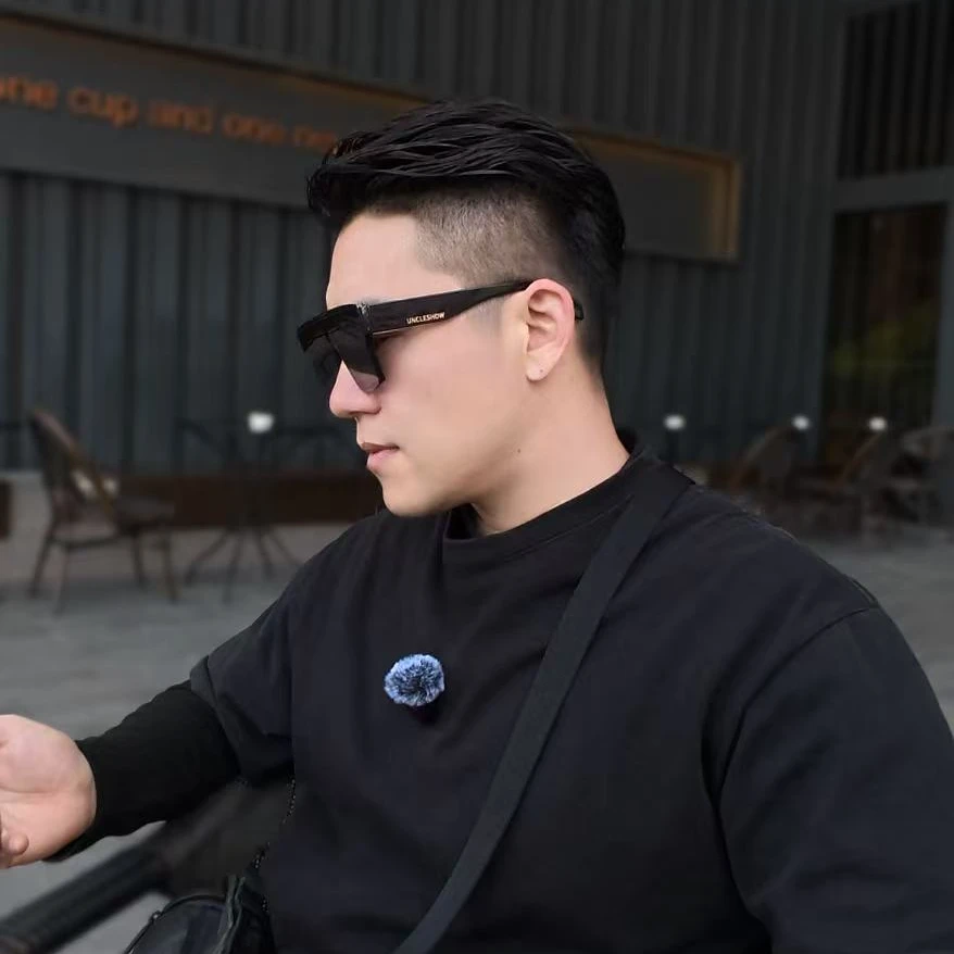 大脸男士墨镜男女款爆款2025新款防紫外线强光太阳遮阳镜开车专用