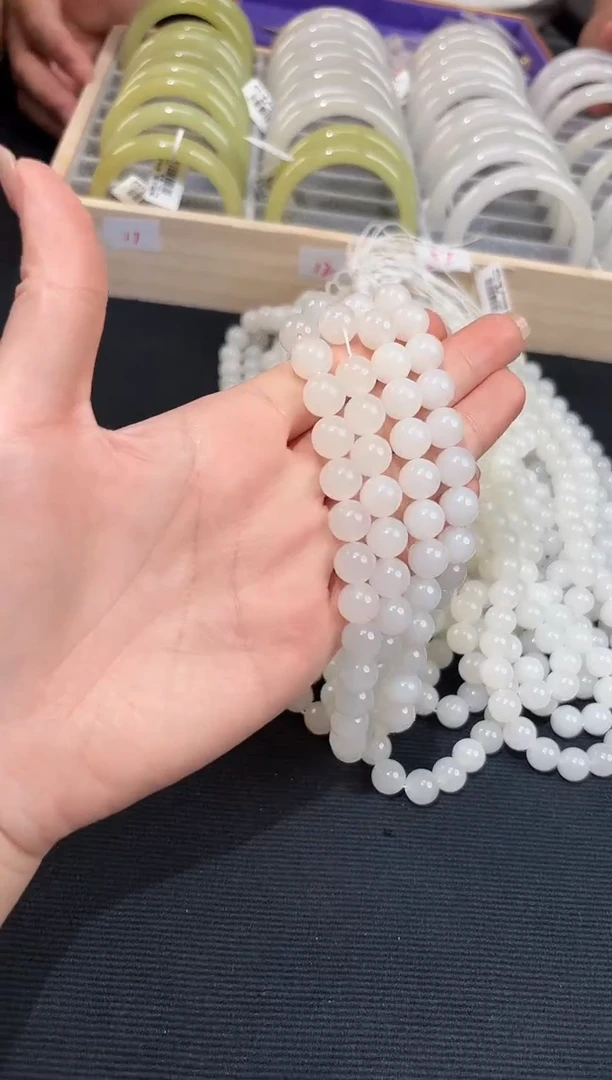 项链未镶嵌和田玉和田玉白玉项链多样性发一