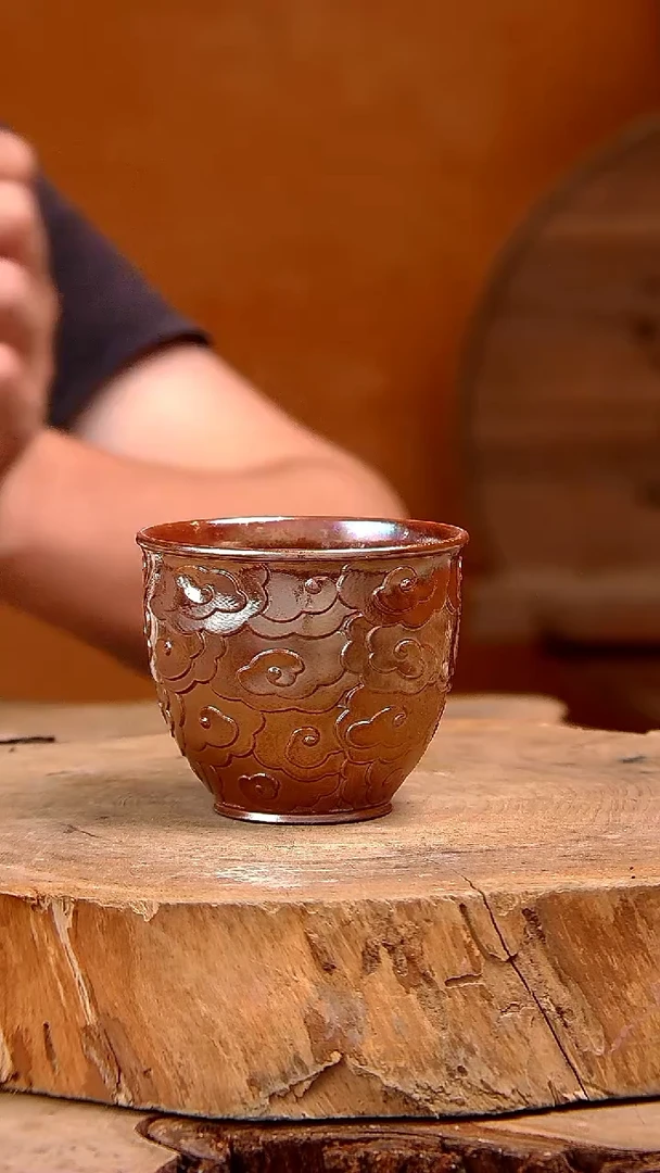 柴烧茶具陶瓷杯子