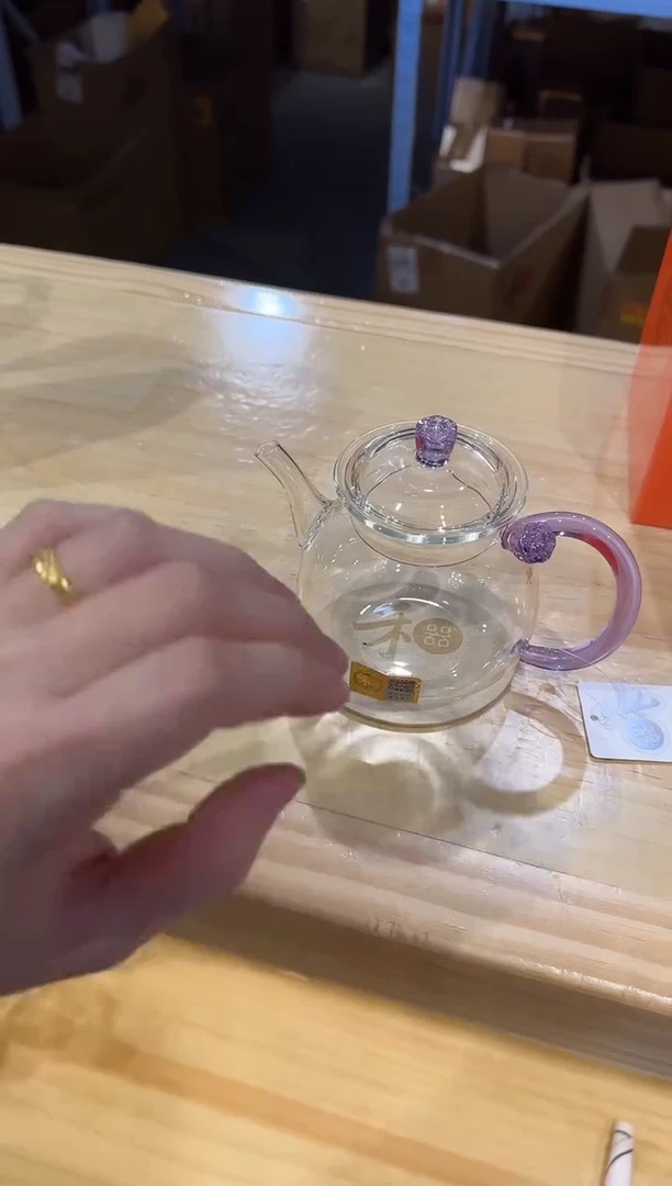 禾器-清莲壶-浅紫色+++