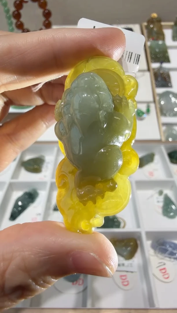 未镶嵌挂件翡翠A货翡翠多样性孤品