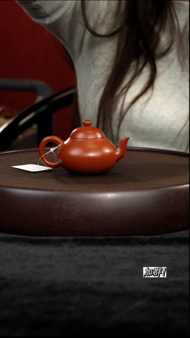 茶壶紫砂LTF112211孟臣梨形130cc