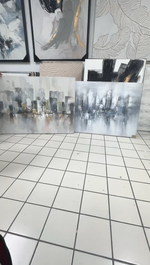 横款168 美术馆 装饰画  两张