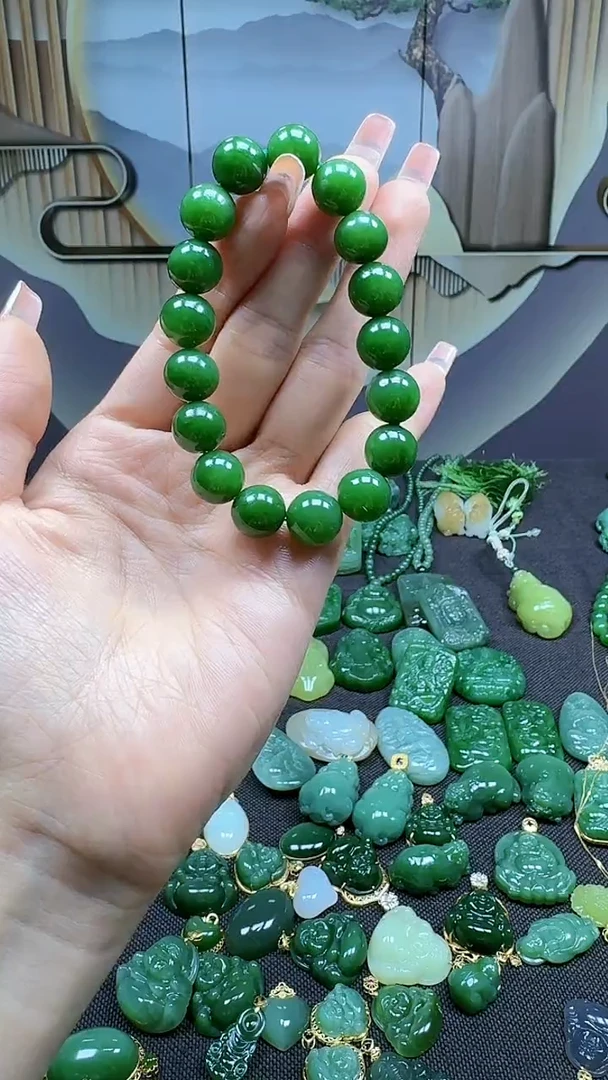 和田玉未镶嵌挂件12