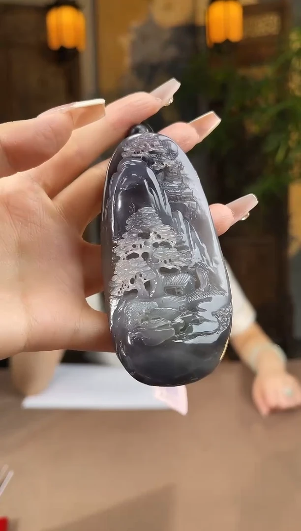 和田玉未镶嵌颈饰S209