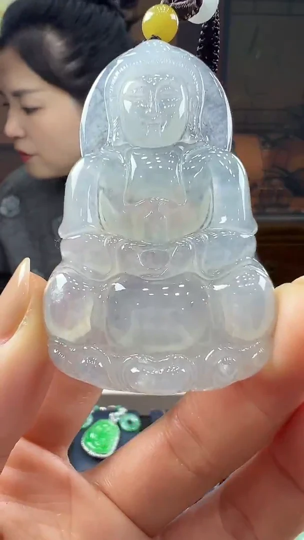 未镶嵌挂件翡翠观音