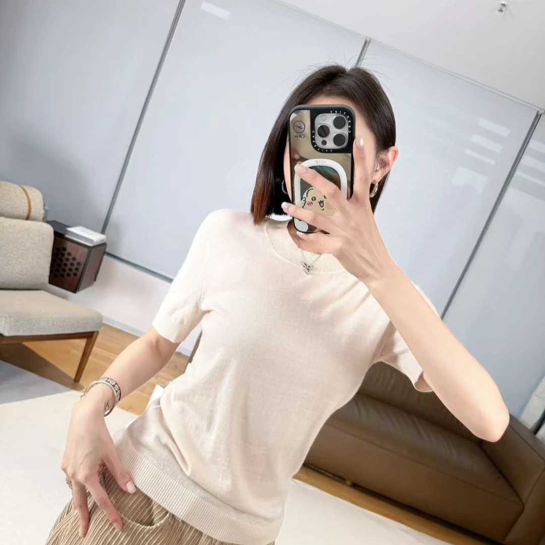 杏白色打底T恤 YS808