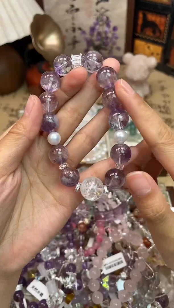 紫晶手链未镶嵌185手串