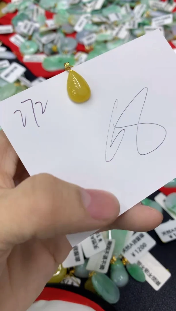 【闪购商品】翡翠颈饰18K金镶嵌1111111111