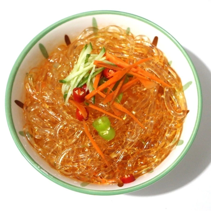 水晶海藻粉条低卡0脂肪海藻晶粉低脂海藻粉丝海藻面沙拉丝代餐速