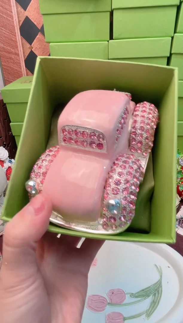 锌合金珐琅彩首饰盒摆件默认微瑕不退不换～