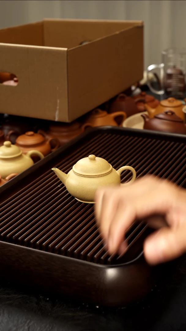 茶壶紫砂墨绿泥水平壶品质不达标的额