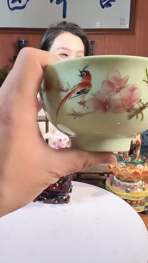 摆件陶景德镇陶瓷青花摆件6