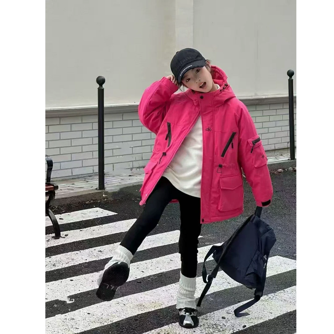 【恬颖KIDS】夹棉加厚2025新款洋气中大童派克服儿童女童冬季外套