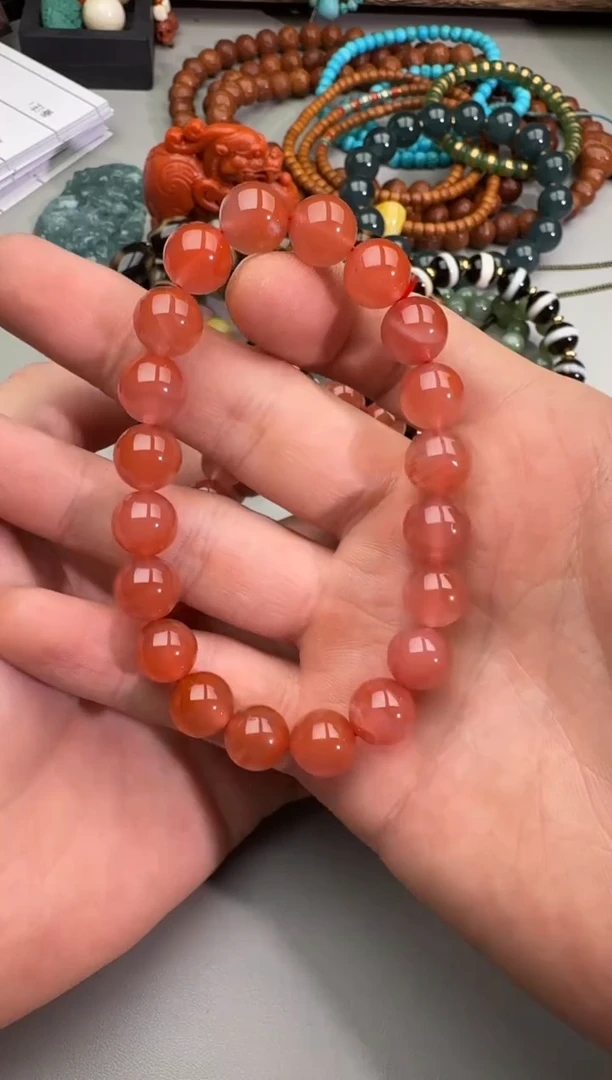 【闪购商品】南红玛瑙手串未镶嵌南红单圈