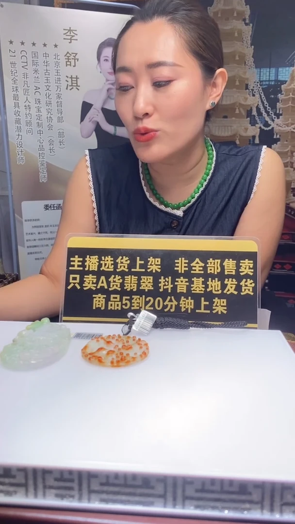 颈饰未镶嵌翡翠所*9.14天然翡翠A货GS0