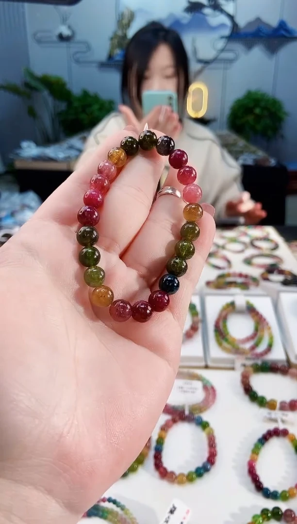 【闪购商品】碧玺手链未镶嵌G2148单圈颜色微差发1