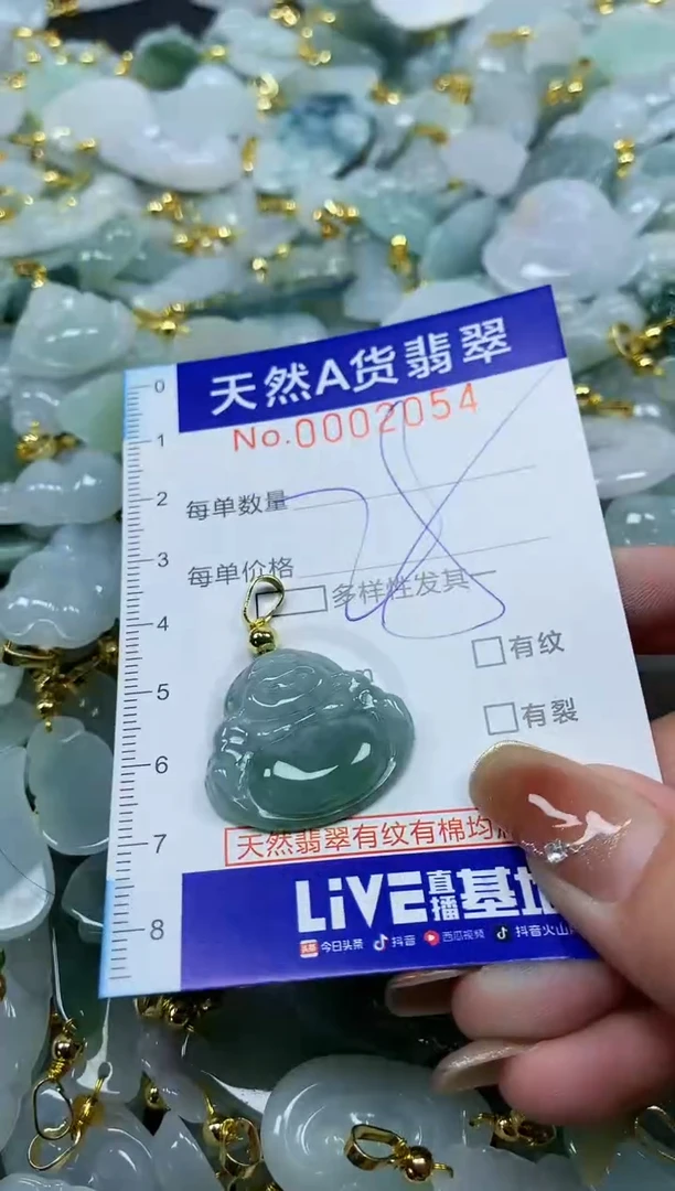 颈饰未镶嵌翡翠天然A货翡翠