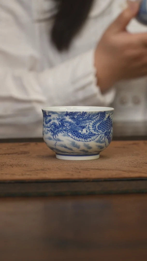 杯柴窑青花破价福利