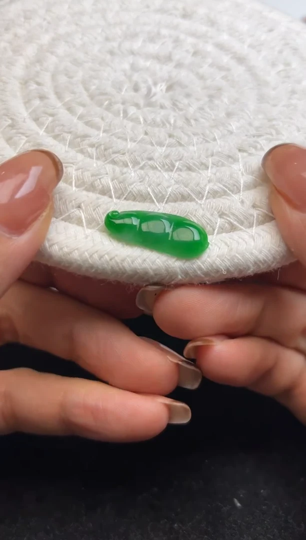 未镶嵌定制翡翠3500+350绿豆子-xxf047