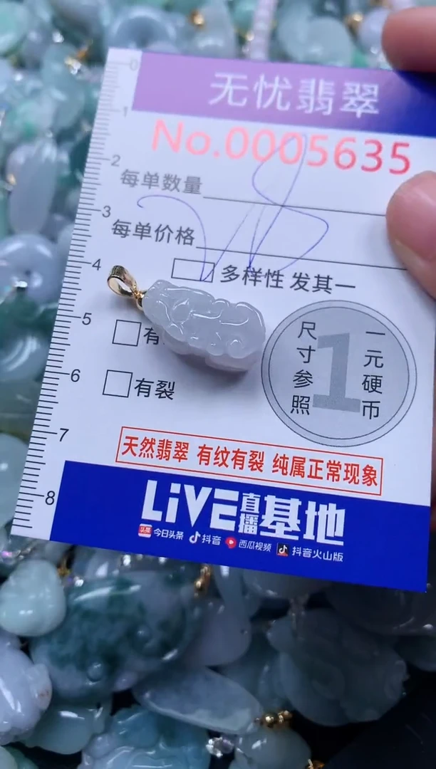 颈饰未镶嵌翡翠5635