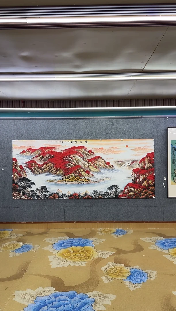 绘画M刘雪红-大丈二-山水国画