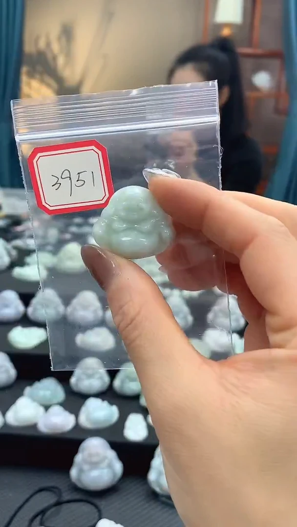 颈饰未镶嵌翡翠佛公3951