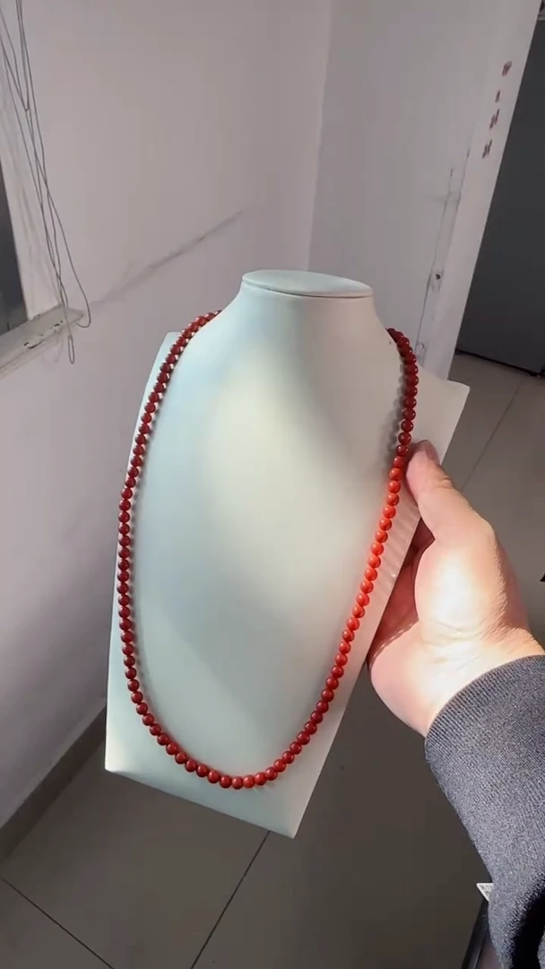 未镶嵌多样性发一件南红玛瑙【高货】锦红6mm保山圆珠多圈