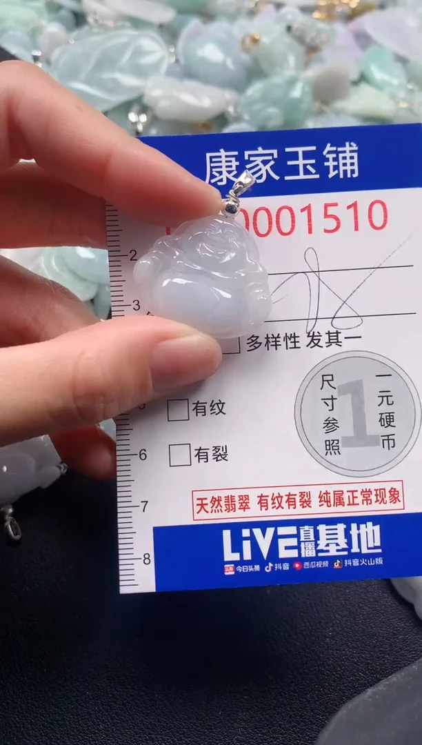 吊坠(不含链)未镶嵌翡翠1510