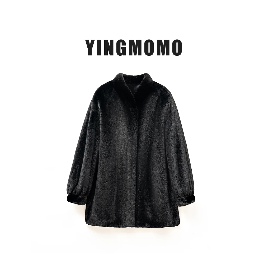 【YINGMOMO】影哥「冬日暖阳」 秋冬季新款时尚女士水貂整貂皮草F2761