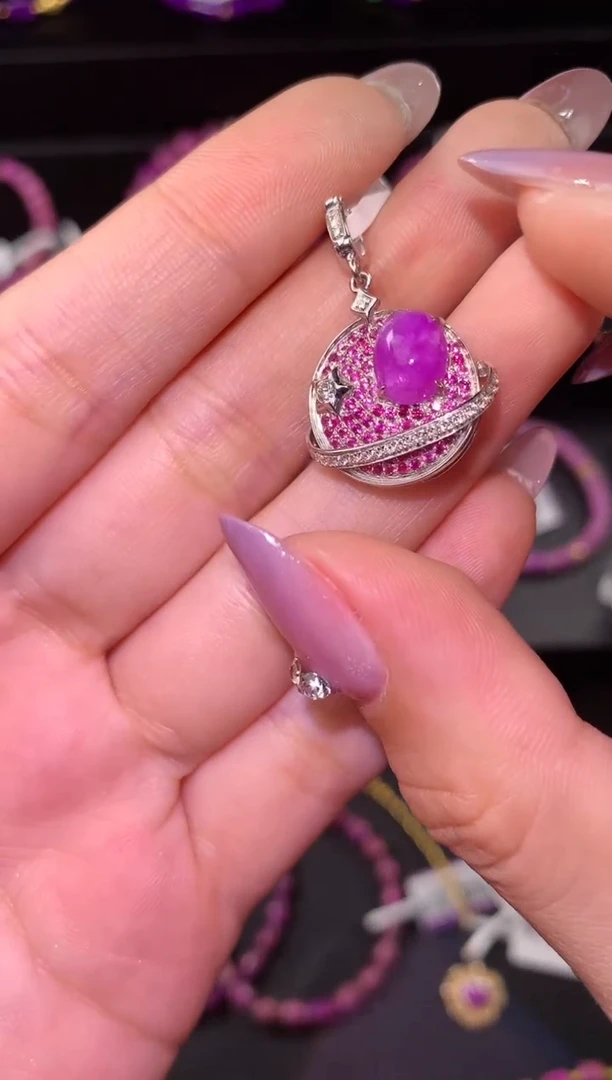 【闪购商品】苏纪石（舒俱来）.18K金镶嵌舒俱来吊坠