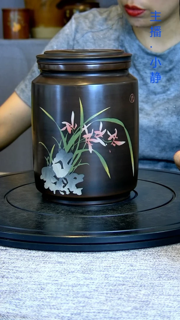 全手工紫陶茶罐精磨微瑕疵021