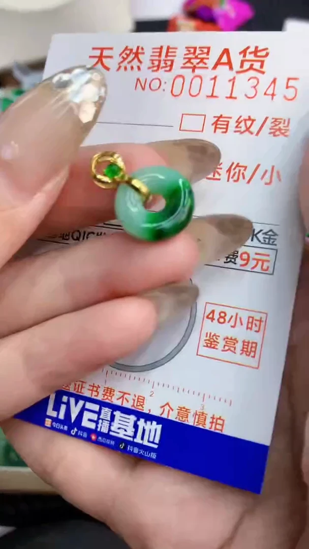 翡翠未镶嵌颈饰 1
